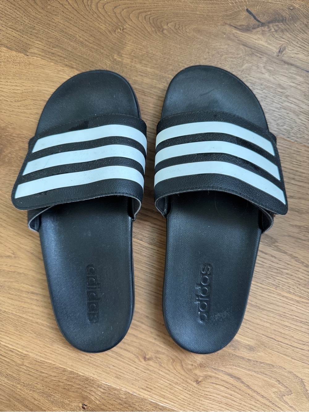 adidas Black Slides